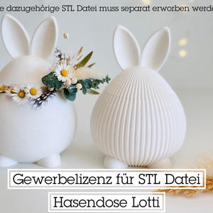 Licence commerciale pour le fichier STL Bunny Box Lotti | Impression 3D