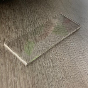 Transparent Acrylblatt geschnitten auf Größe 1mm 2mm 3mm dicke Plastikplatte