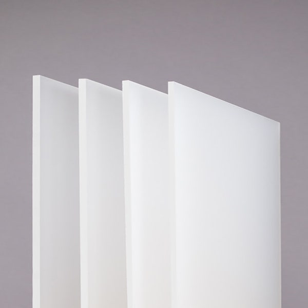 3mm Perspex White/Opal Acrylic Sheets Paper sizes