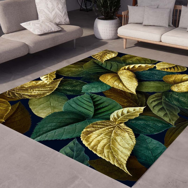 Leaf Rug - Etsy
