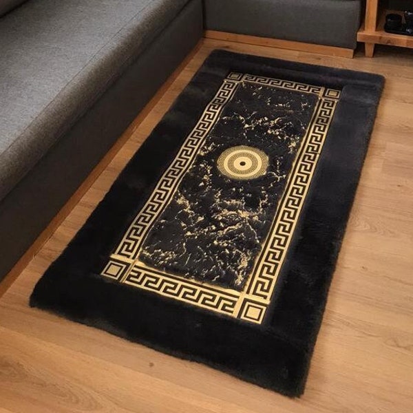 Gold Bathroom Rugs Etsy