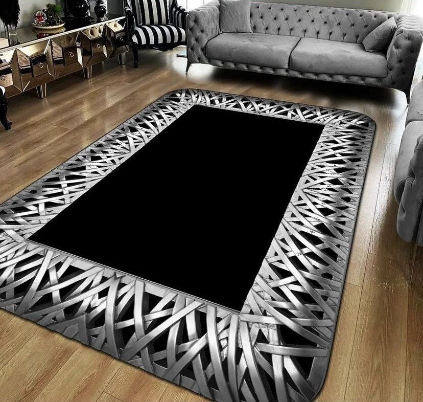 Human made FACE RUG LARGE - BLACK カーペット Amazon.com