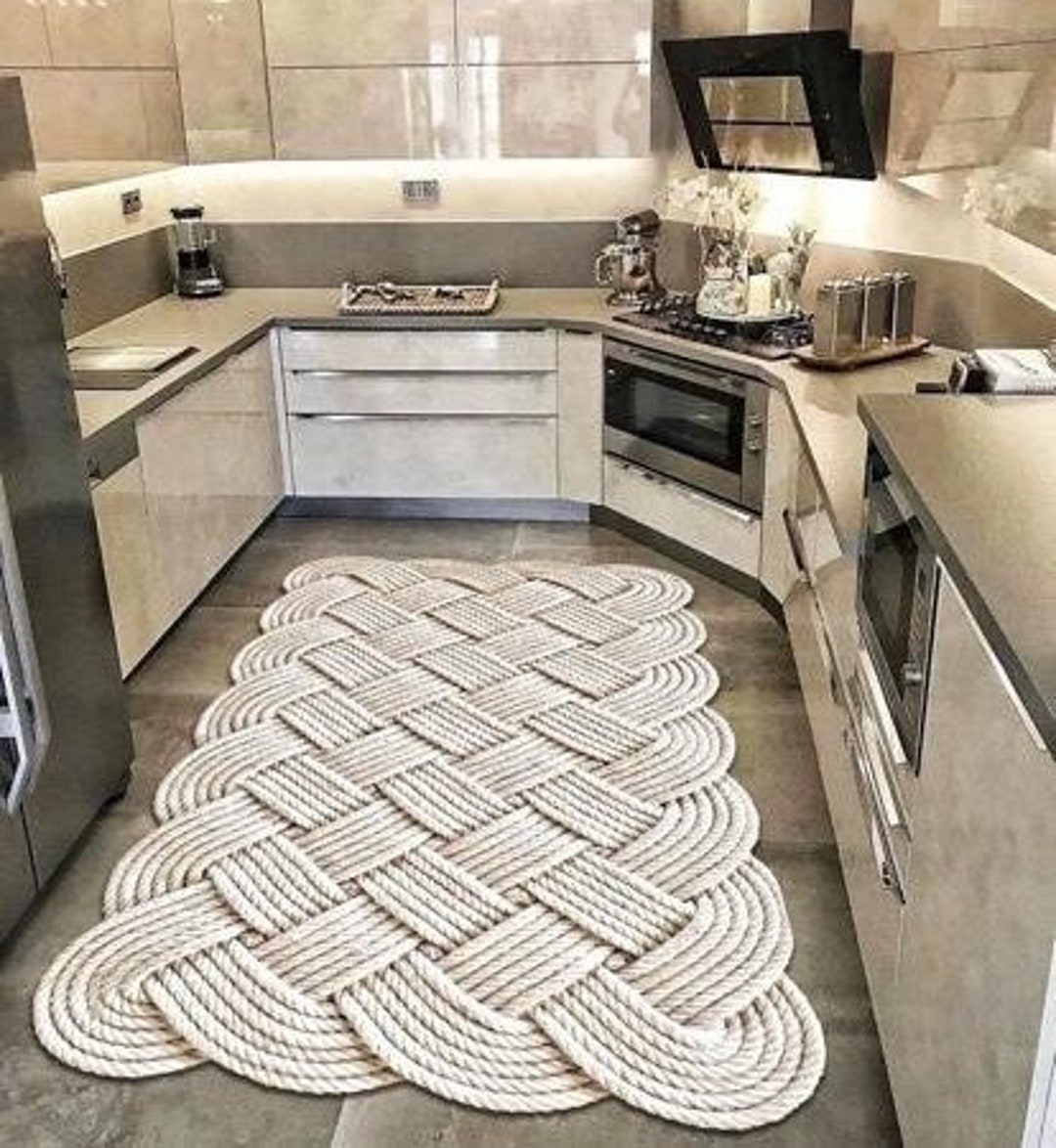 Beige Wicker Model Rug, Beige Digital Print Rug, Washable Area Rugs ...