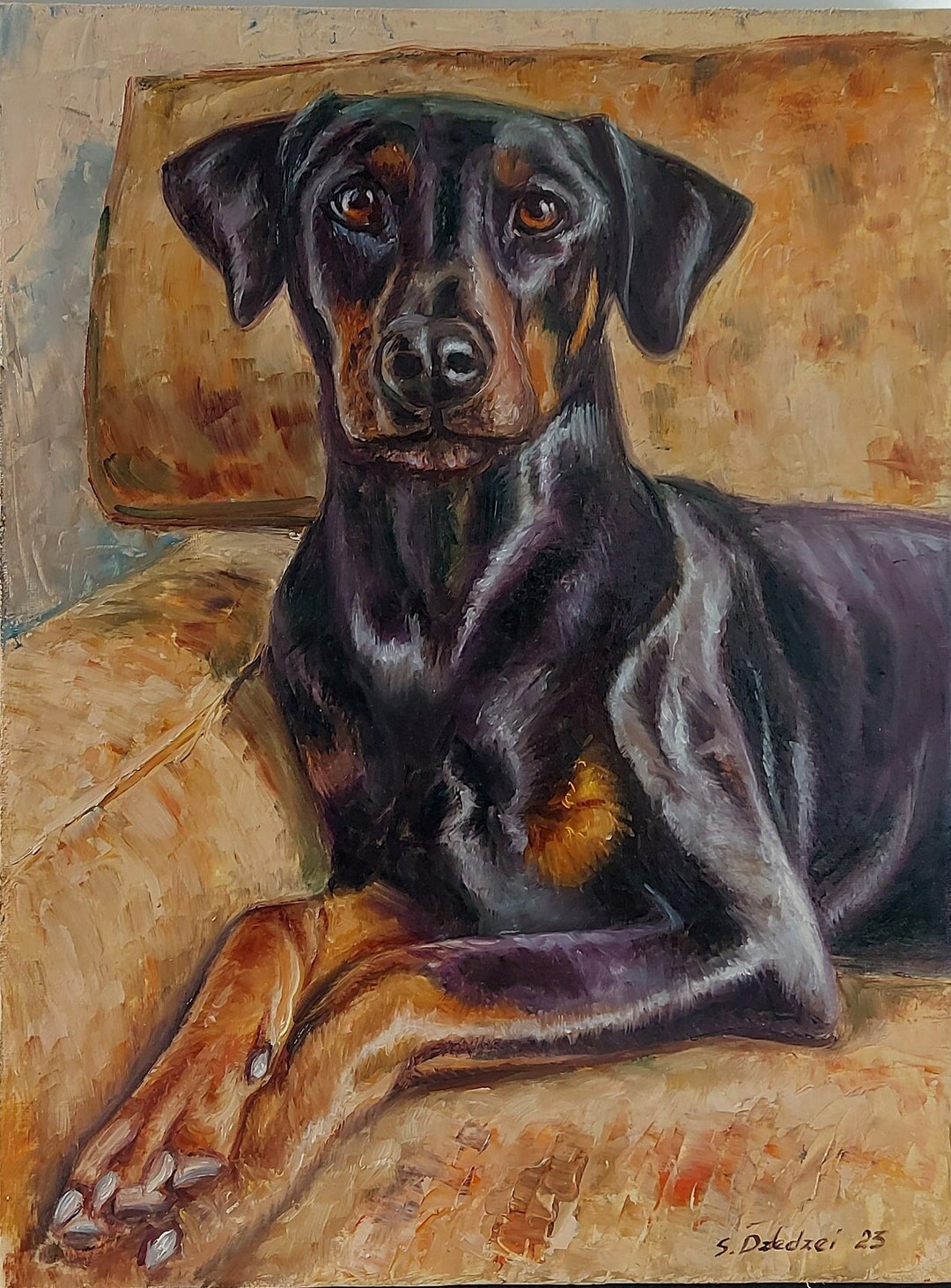 Art Commission Dog Painting From Photo Custom Dog Picture Commission art-commission-dog-painting-from-photo-custom-dog-picture-commission