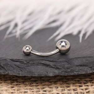 14G Opal Ball Navel Ring Belly Button Piercing Internal Thread G23 Titanium Gold Silver Rose Gold White Blue Purple Opal Dainty Body Jewelry image 9