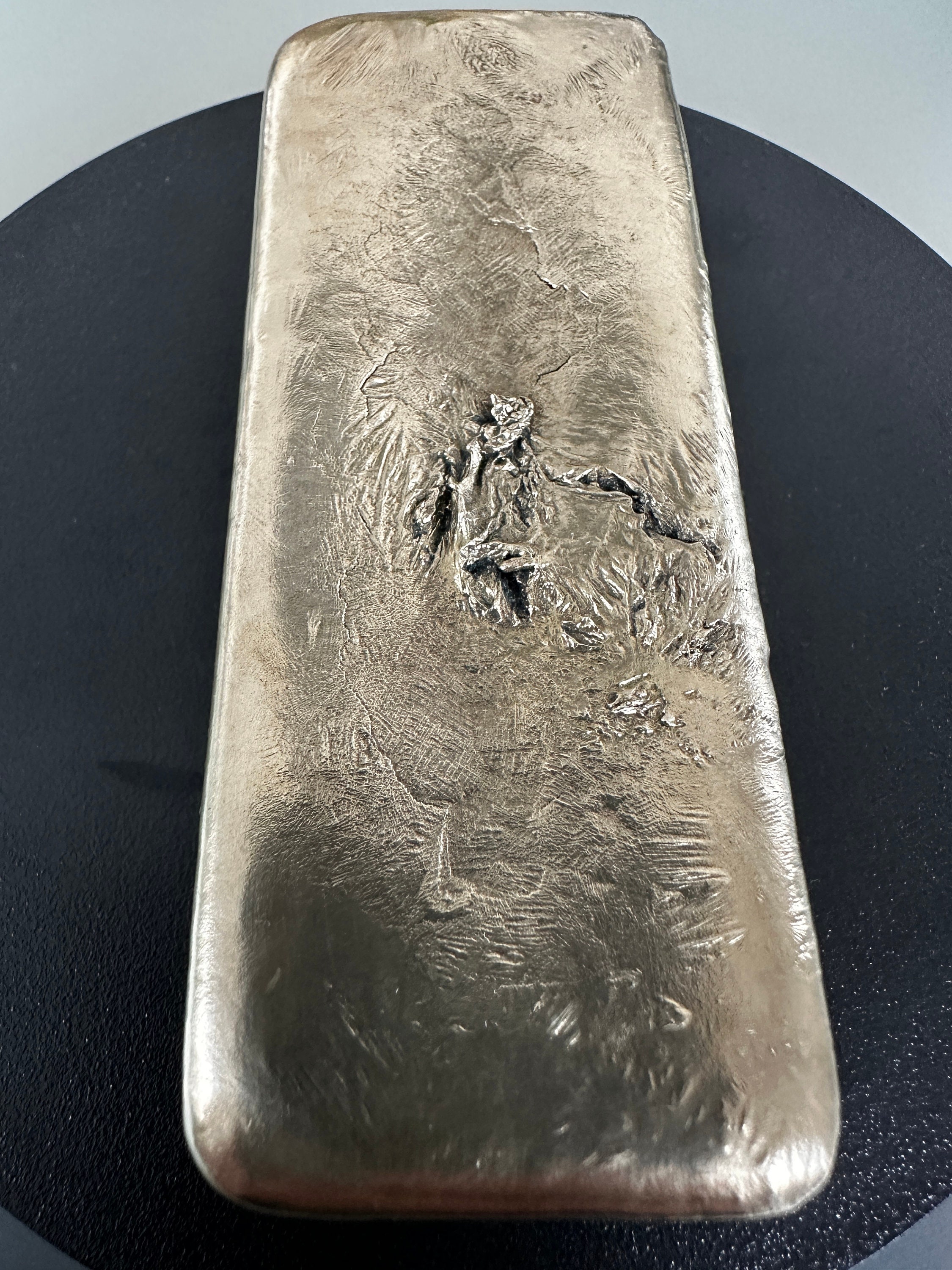 Cast iron Ingot mould 50oz or 1.5kg crucible melt Gold, silver platinum  scrap metals (730D)