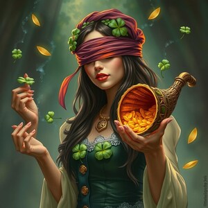Digital Spell for Luck and Abundance - Prosperity Ritual Instant Download
