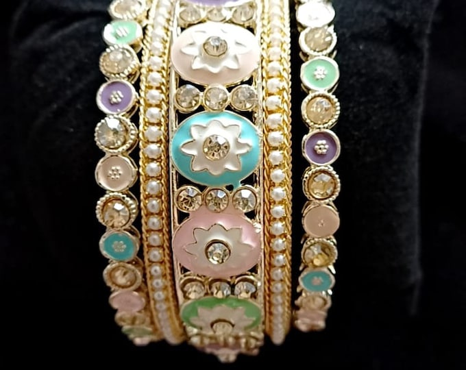 Meenakari work bangles Clearance