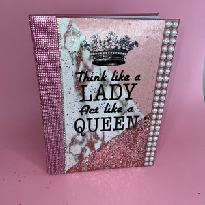 Damenhaftes Tagebuch | Manifestation Tagebuch| Hardcover-Zeitschrift | Notizbuch für Frauen | Geschenk für Sie |  Dankbarkeits-Tagebuch | Gebetstagebuch