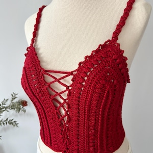 Crochet Corset Top Pattern PDF