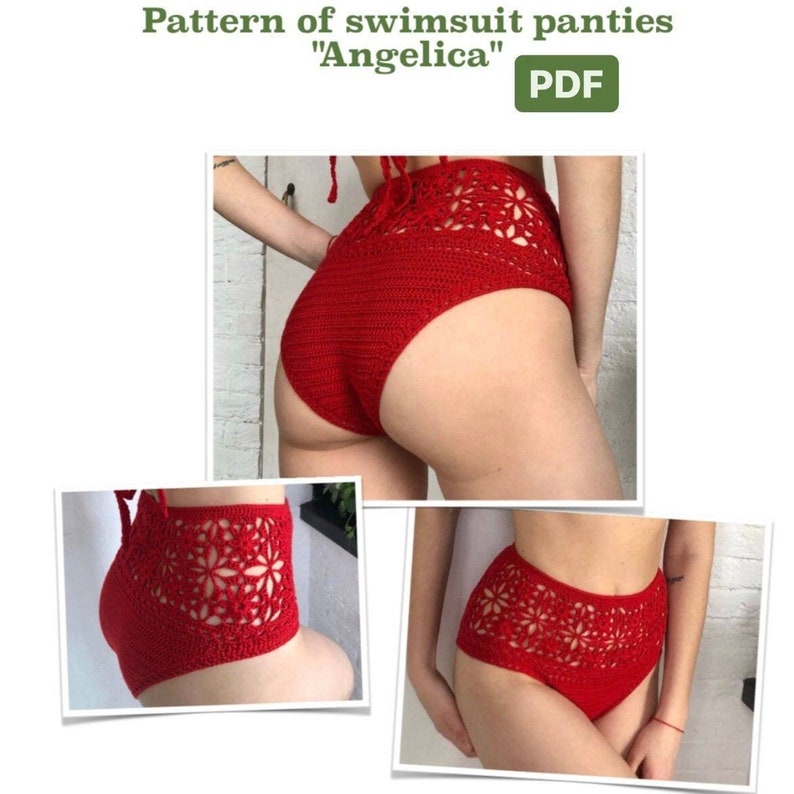 Pdffile for Crochet PATTERN Angelica Crochet Bikini Bottom Etsy