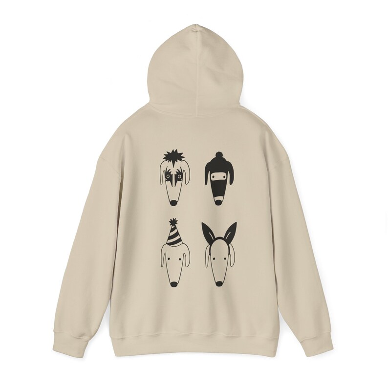 HOPSIE ATELIER Honden in vermomming, unisex Heavy Blend™ sweatshirt met capuchon afbeelding 10