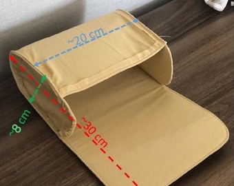 Handgefertigte Innentasche aus Baumwolle, gehäkeltes Taschenfutter