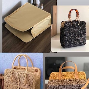 Große Größe! Handgefertigtes Taschenfutter für Häkeltaschen. Taschenzubehör, handgefertigte Taschen, von innen nach außen perfektioniert! Taschenfutter aus Baumwolle
