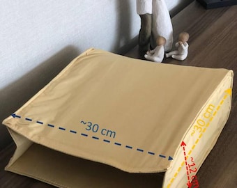 Handgefertigtes Taschenfutter für Häkeltaschen, Filz innen, Große Größe