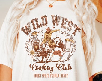 Wild West Cowboy Club Western Png Sublimation Design Rodeo PNG Social Club Cowgirl Png Country Png Retro Western Png Tequila Cocktail Png