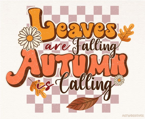 Fall Png, Aautumn, Fall Png Designs, Pumpkin Season Png, Fall Sublimation, Hello Fall Png, Retro Fall PNG, Thanksgiving, Instant Download