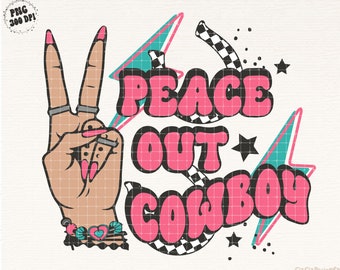 Trendy Western Cowgirl Png , Western Turquoise Png , Druckvoll Png , Vintage, Hippie, Concho Png, Retro Western Png Sublimation Designs Downloads