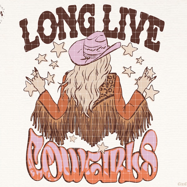 Long Live Cowgirls Western png | Retro Sublimations | Western PNG Sublimation | Designs Downloads | Shirt Designs | Cowgirl Png | Retro png