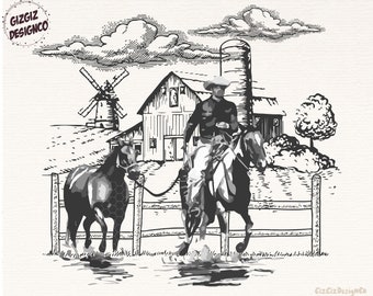 Western Cowboys Png, Rodeo Png, Western Transparent Country Cowboys Sublimation Design Download, Wild West Png, Country Western Shirt Design
