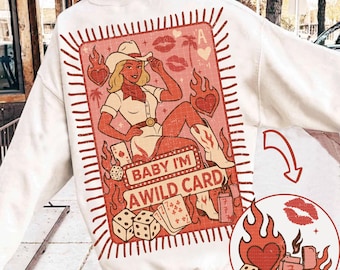 Baby I'm A Wild Card Western Png Boho Western Cowgirl Summer Png Desert Western Png Edgy Western Shirt Designs Ace Cards Png Dice Png Lucky
