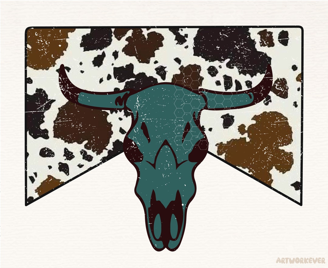 Cowhide Pattern Retro Western County Marlboro Logo Png, Western ...