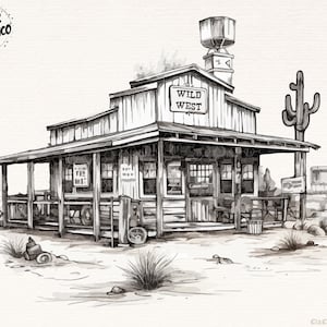 Western Wild West Saloon Png, Desert Png, Western Transparent Sublimation Design Download, Wild West Png, Cowboy png, cactus png, rodeo png