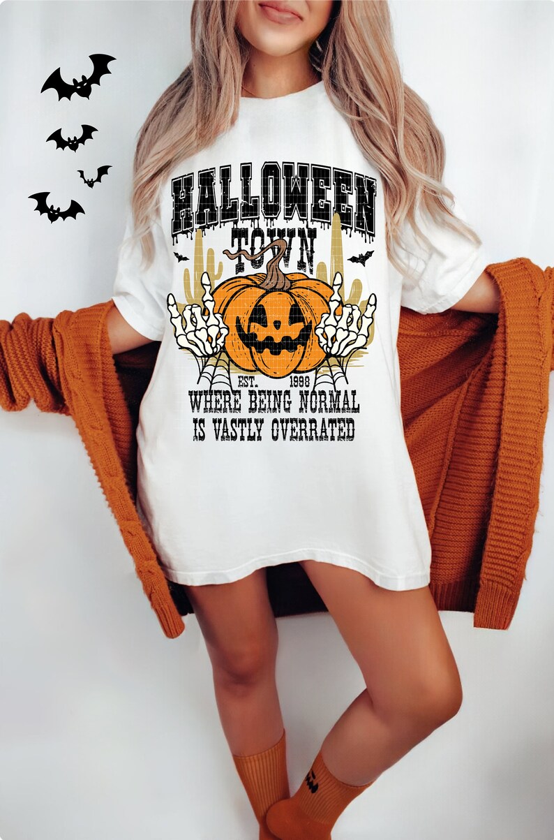 Halloweentown 1998 PNG, Funny Halloween png, Halloween Shirt png, Retro Halloween png, Halloween Pumpkin png, Fall png, Sublimation Designs image 5