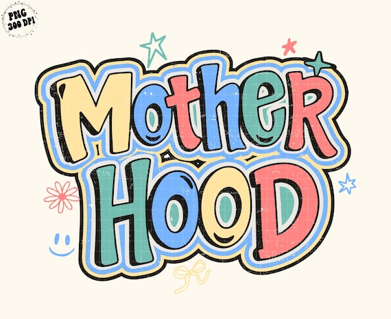 Trendy Mother Hood PNG, Digital Download, Mommin Png, Mom Png, Girly Png, Trendy Png, Preppy Png, Mom Of Both Png, Graphic Tee Png, Mama Png