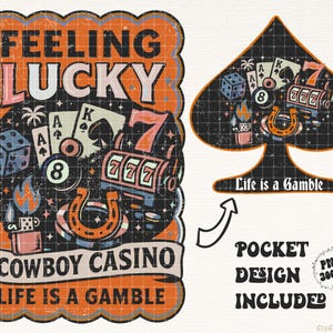 Cowboy Kasino Png Das Leben ist ein Glücksspiel Western Cowboy Png Glück haben Png Cowboy Cowboy Wunder Png Ace Karten Png Howdy Vintage Western
