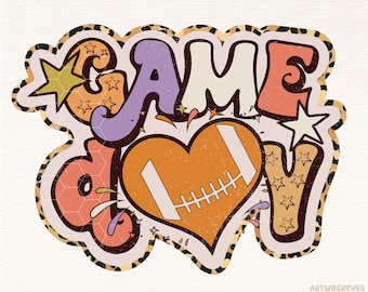 PNG de día de partido, sublimación de fútbol retro, PNG de mamá de futbolista, PNG de otoño, archivos PNG de fútbol, PNG de fútbol retro, descarga instantánea, PNG de fútbol