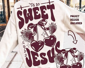 Jesus PNG, Christian Sublimation Design, Aesthetic Hoodie Design, Retro PNG, Cherry Png, Trendy Summer Sublimation Design Download, Faith