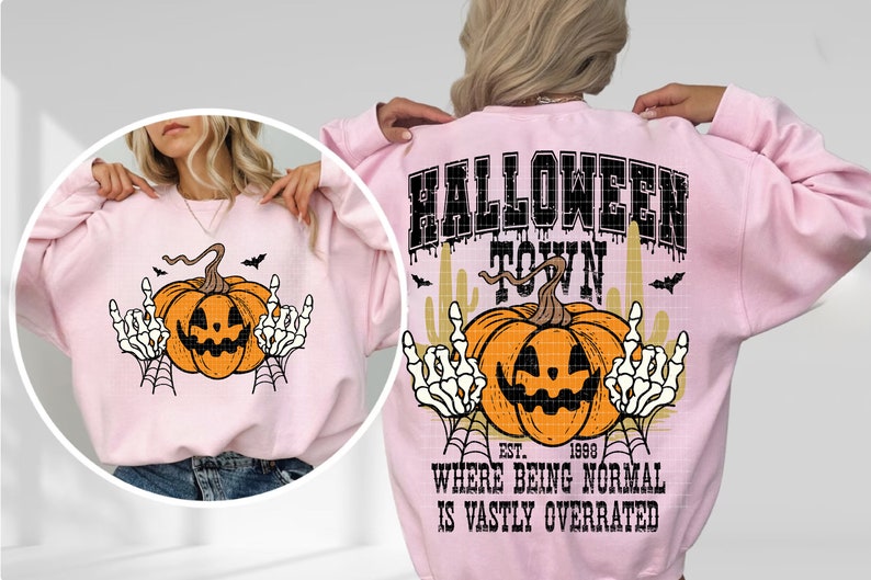 Halloweentown 1998 PNG, Funny Halloween png, Halloween Shirt png, Retro Halloween png, Halloween Pumpkin png, Fall png, Sublimation Designs image 4