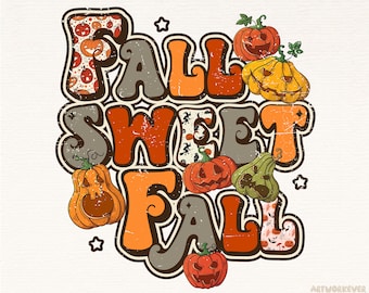 Fall sweet fall Png, Pumpkin Season PNG-Fall Sublimation Digital Design Download-floral pumpkin png, boho pumpkin png, fall girl png designs