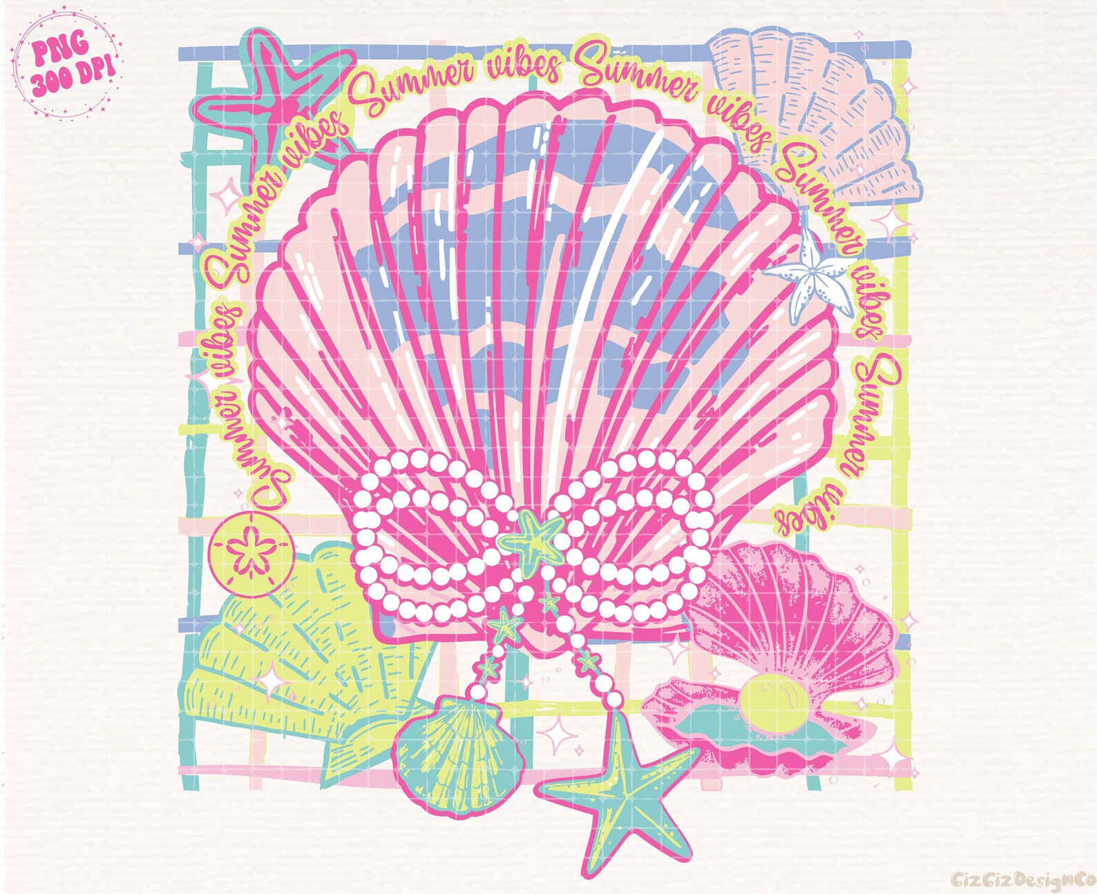 Coquette Pearl Bow Seashell PNG, Pink Clam Png, Summer Beach Png ...