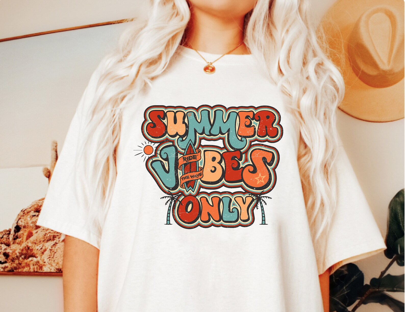 Summer Vibes Only Png, Retro Summer Png, Surfboard Png, Beach Png ...