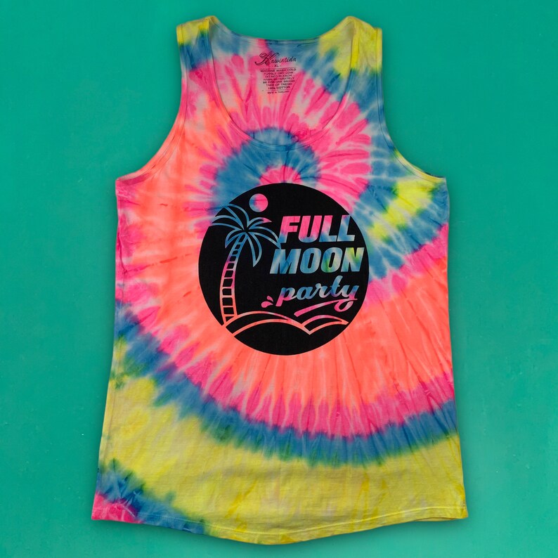 Thailand Full Moon Party Koh Phangan Festival Rainbow Hippie Etsy