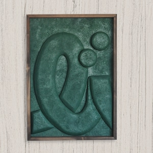 Bas-Relief Wall Sculpture,Abstract Wall Art, Sculpture Modern wall art, Hand sculpted wall art,Gallery Wall Art,Minimal Wall Art, Modern Art