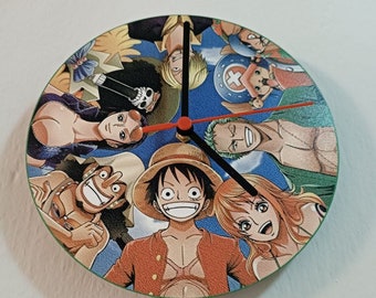 One Piece Wall Clock Anime Decoration Gift for Fan