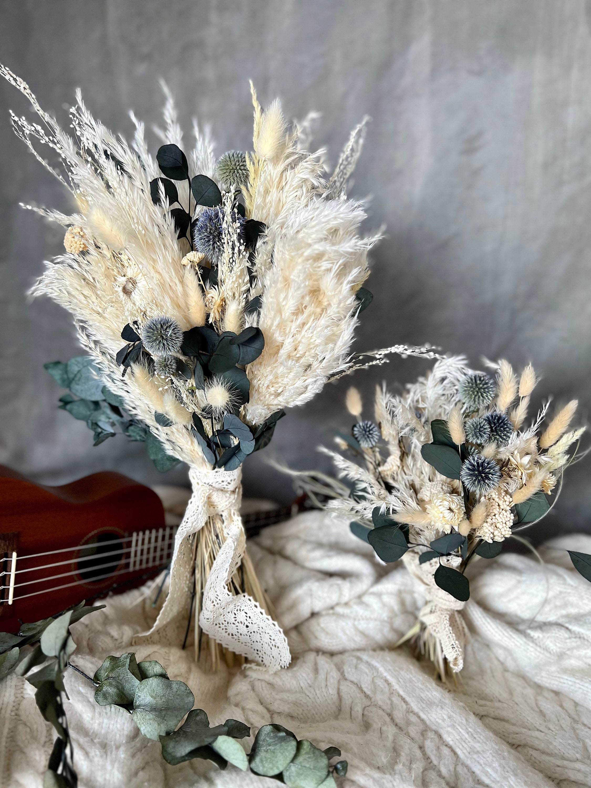 DRIED THISTLE, BLUE Dried Flowers, Thistle Bouquet, Boho Dry Natural  Thistle Bundled Flower Décor Perfect for Wedding Decoration 