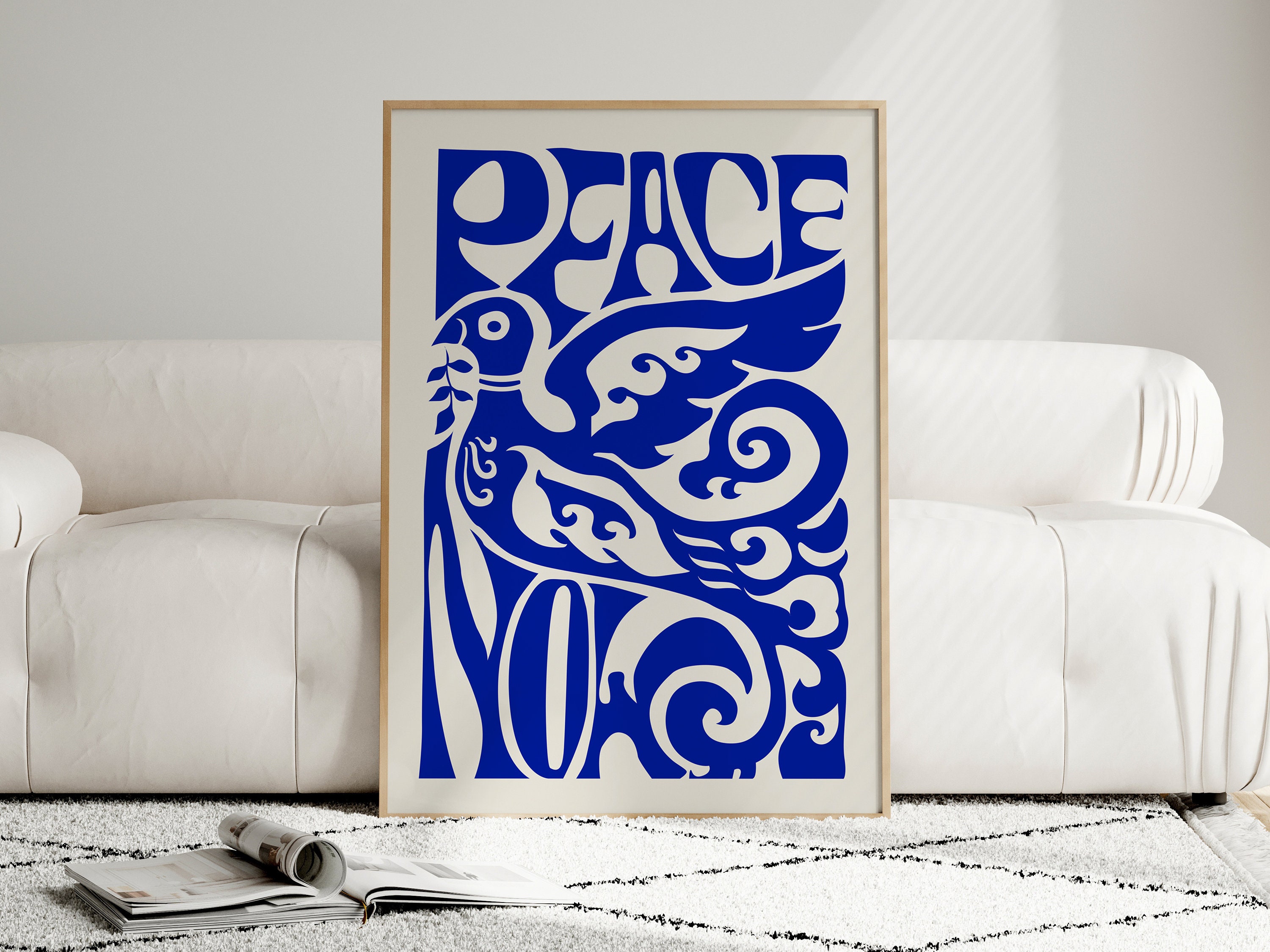 Peace now poster