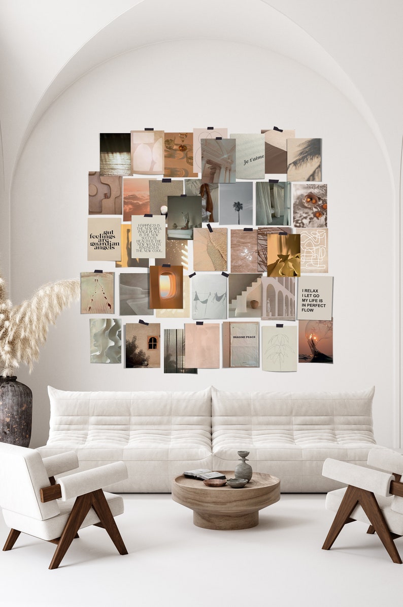 PRINTABLE Collage Kit Beach Photography Wall Collage 50 - Etsy