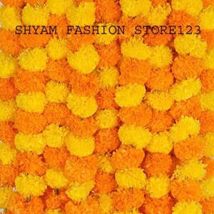 Mango String 100 Pc Indian Mango Color Artificial Wedding Party Decoration ...