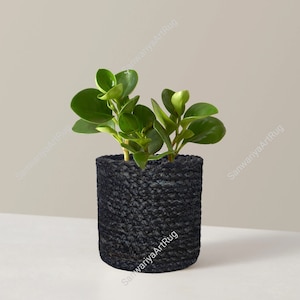 Set of 3 Jute Flower Pot | Gardening Gift | Planter Pot For Plant Lover | Personalized Handmade Jute Basket | Jute Basket Indoor Flower Pot