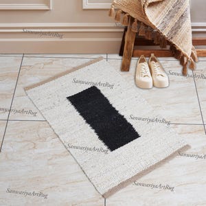 Hemp Rug Dhurrie | Handwoven Natural Jute Hemp Hand Braided Rug | Hemp Jute Rug | Jute Bed Side Rug | Stairs Rug Runner | Hemp Jute Runner