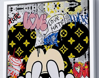 Mickey Mouse X Louis Vuitton Graffiti