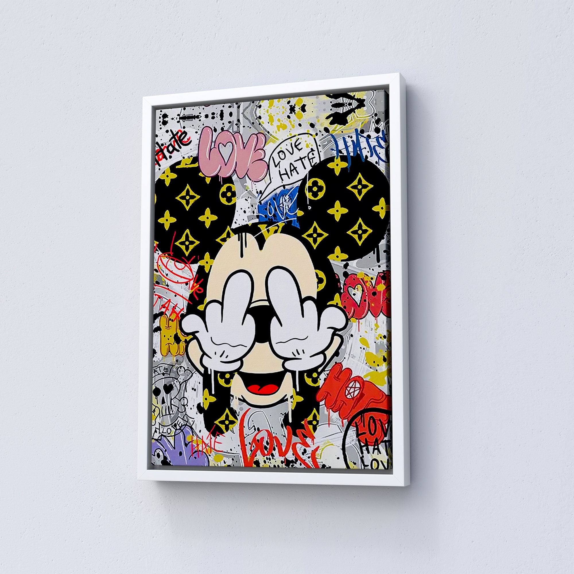 Mickey Mouse Banksy Pop Art Street Art Mickey Graffiti Art -  Ireland