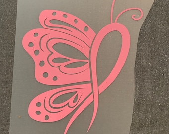Cancer Butterfly Ribbon