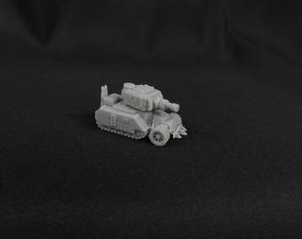 Wagon Green Skins Model, compatibel met 6mm Games, 3D-geprint.