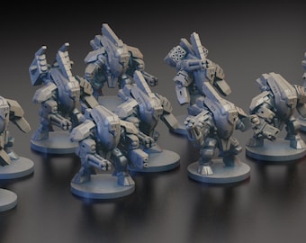 Satotta Stealth Unit compatible with 6mm 3D Printed Games